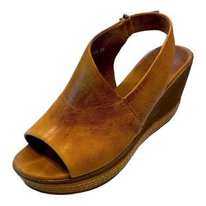 Antelope Leather Slingback Sandal